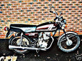 1981 cg125 motorbike A4 Photo Print