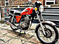1981 gn400 motorbike A4 Photo Print