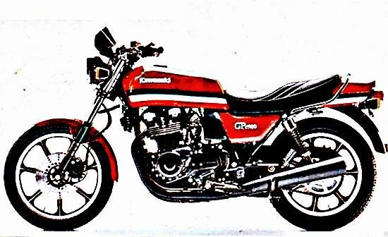 1981 gpz1100 motorbike A4 Photo Print