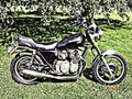 1981 gs550 custom motorbike A4 Photo Print