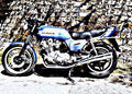 1981 honda cb900f motorbike A4 Photo Print