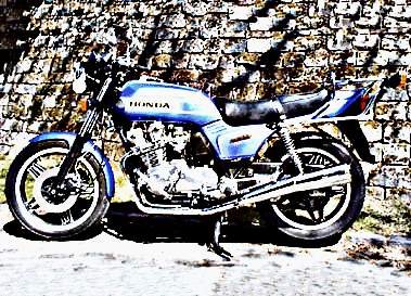 1981 honda cb900f motorbike A4 Photo Print