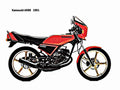 1981 kawasaki ar80 motorbike A4 Photo Print
