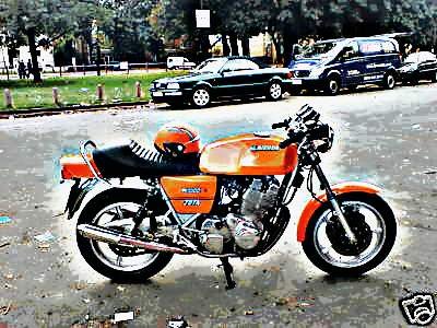 1981 laverda jota motorbike A4 Photo Print