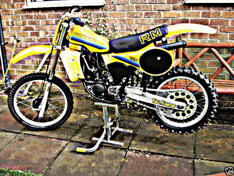1981 rm125x motorbike A4 Photo Print