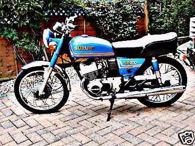 1981 sb200 motorbike A4 Photo Print