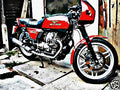 1981 v50 motorbike A4 Photo Print
