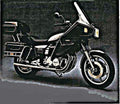 1981 xs1100g motorbike A4 Photo Print