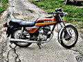 1982 cb100 motorbike A4 Photo Print