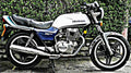 1982 cb250 n motorbike A4 Photo Print