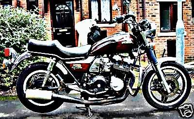 1982 cb750c motorbike A4 Photo Print