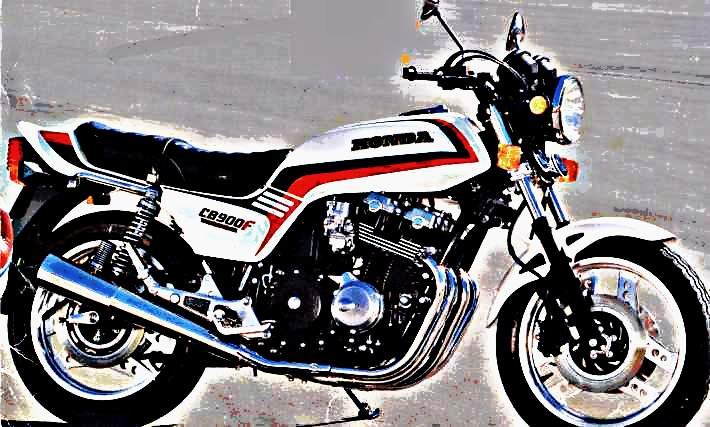 1982 cb900fc motorbike A4 Photo Print