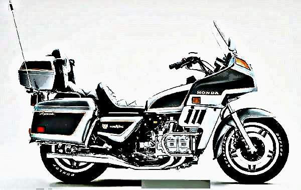 1982 gl1100 motorbike A4 Photo Print