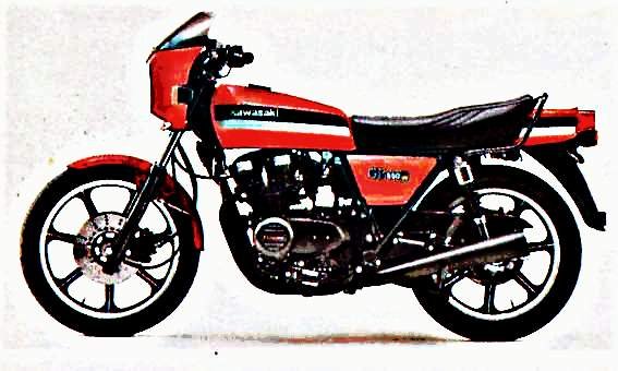 1982 gpz550 motorbike A4 Photo Print