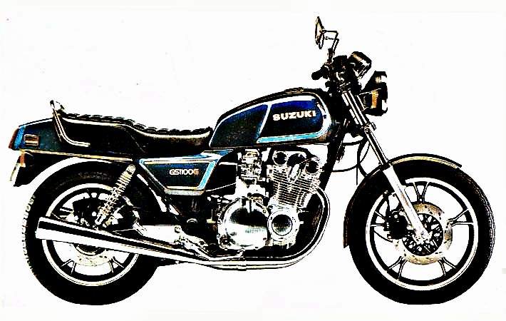 1982 gs1100g motorbike A4 Photo Print