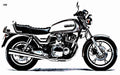 1982 gs850g motorbike A4 Photo Print
