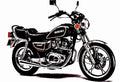 1982 gsx250l motorbike A4 Photo Print