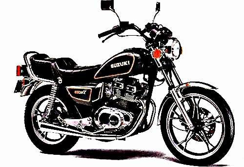 1982 gsx250l motorbike A4 Photo Print