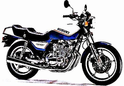 1982 gsx400f motorbike A4 Photo Print