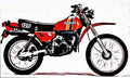 1982 ke125 motorbike A4 Photo Print