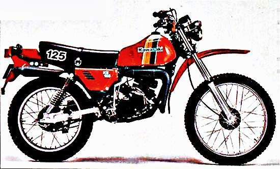 1982 ke125 motorbike A4 Photo Print