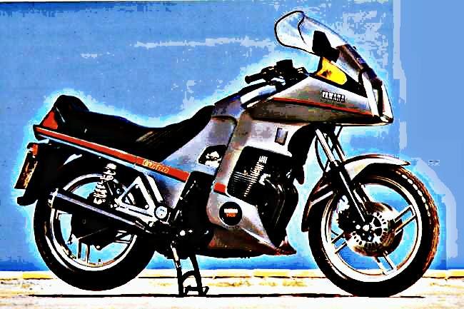 1982 xj650 turbo motorbike A4 Photo Print