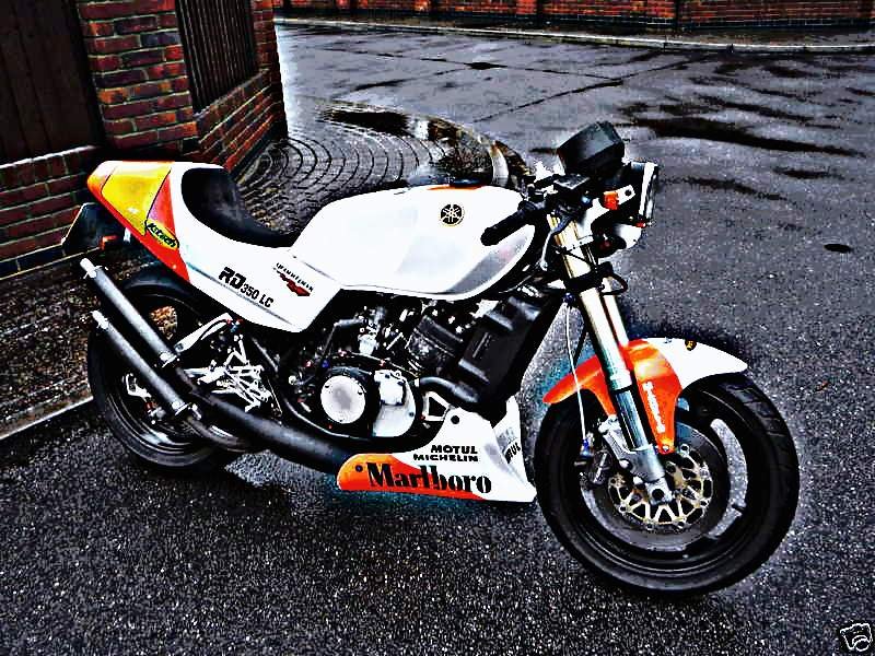 1982 yamaha rd350 lc motorbike A4 Photo Print