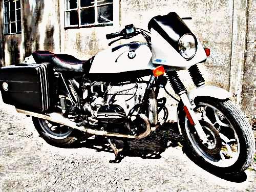 1983 Bmw R65 motorbike A4 Photo Print