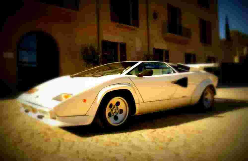 1983 Lamborghini Countach 5000 S A4 Photo Print