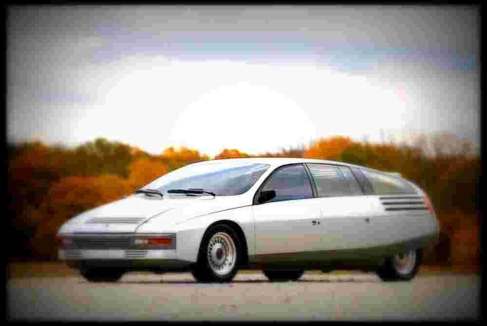 1983 Lincoln Quicksilver Concept Ghia A4 Photo Print