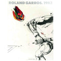 1983 Roland Garros French Open Tennis S Vintage Retro Advert Poster A4 Photo Pr