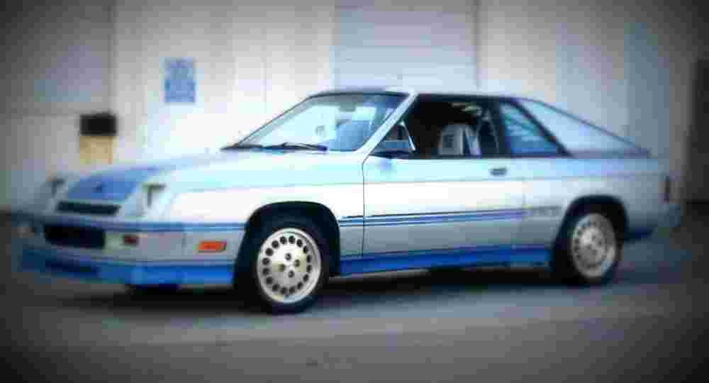 1983 Shelby Charger Hatchback A4 Photo Print