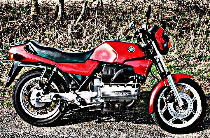 1983 bmw k100 motorbike A4 Photo Print