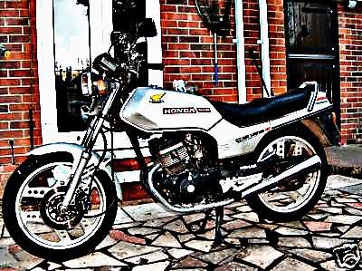 1983 cb125 motorbike A4 Photo Print