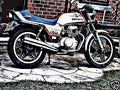 1983 cb250 motorbike A4 Photo Print