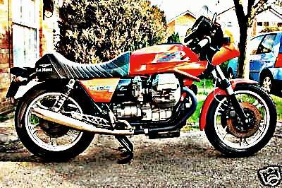 1983 le mans motorbike A4 Photo Print
