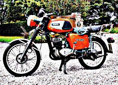 1983 mz motorbike A4 Photo Print
