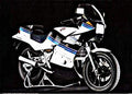 1983 rg250 motorbike A4 Photo Print