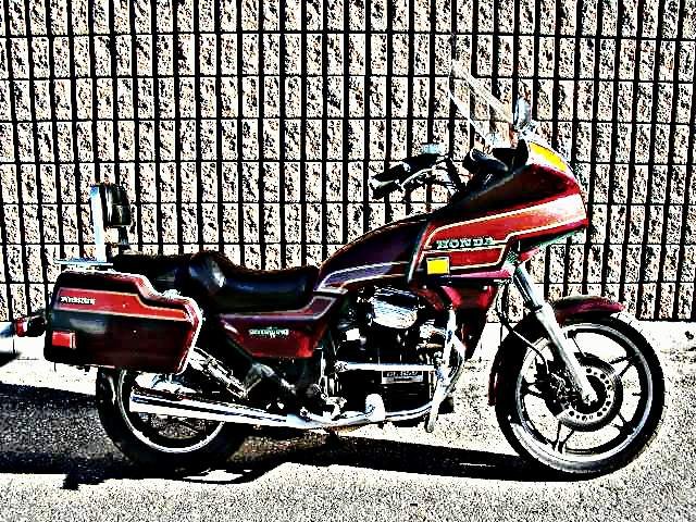 1983 silver wing motorbike A4 Photo Print