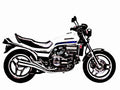 1983 vf 700s sabre motorbike A4 Photo Print