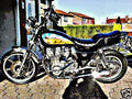 1983 z1000 motorbike A4 Photo Print