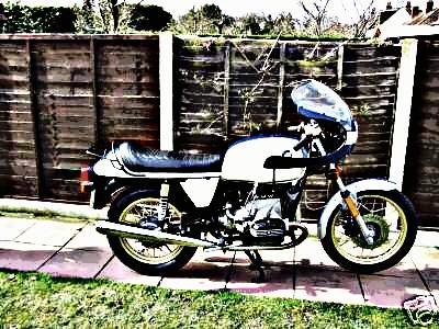 1984 Bmw R80 motorbike A4 Photo Print