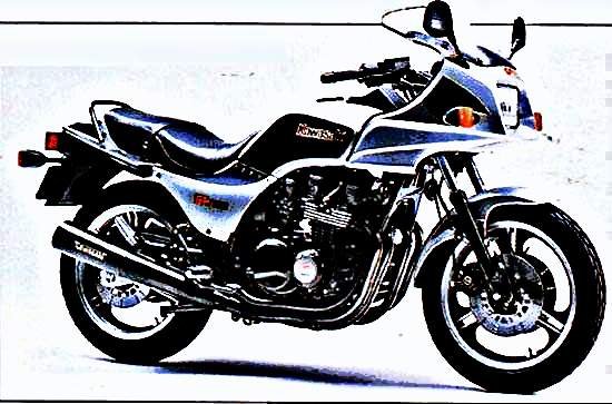 1984 gpz750f motorbike A4 Photo Print