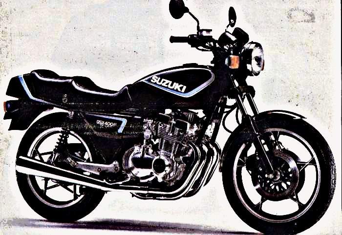 1984 gsx400f motorbike A4 Photo Print