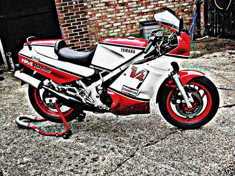 1984 rd500 motorbike A4 Photo Print