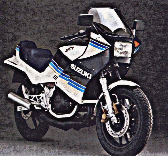 1984 rg250 motorbike A4 Photo Print