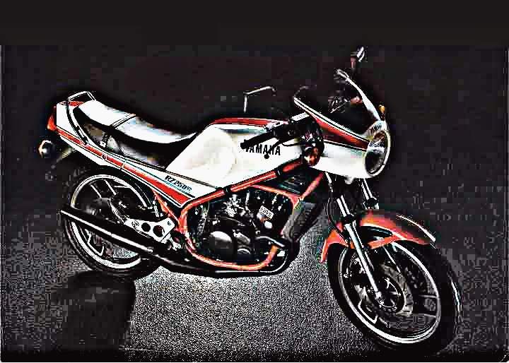 1984 rz250r motorbike A4 Photo Print