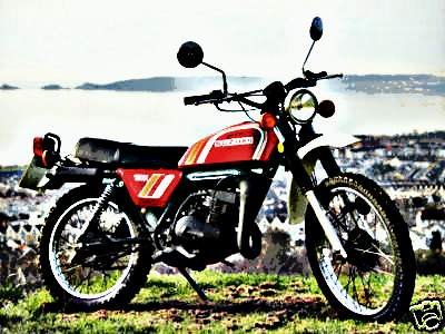 1984 ts125 motorbike A4 Photo Print