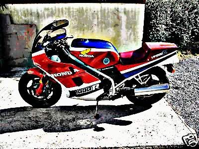1984 vf1000rr motorbike A4 Photo Print