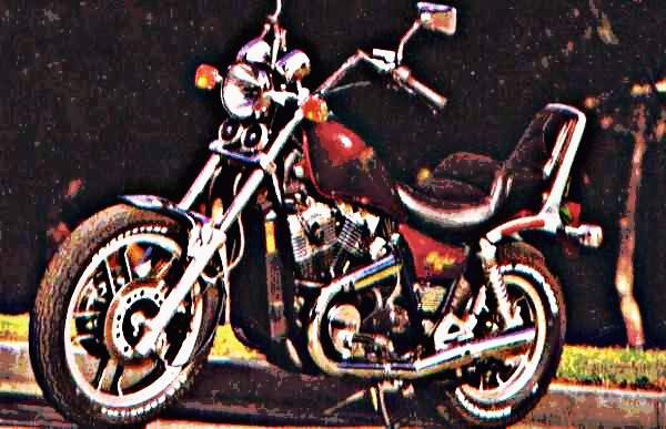 1984 vt500 motorbike A4 Photo Print